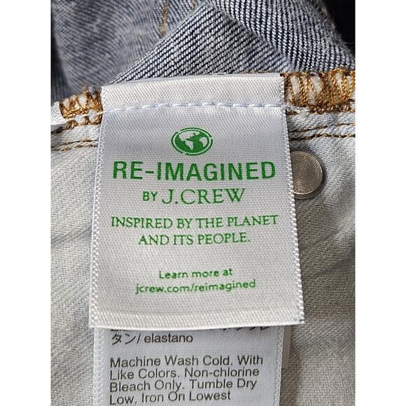 J.CREW Denim Women's Toothpick Skinny Jeans 9" Size 28 TALL Blue - Picture 10 of 13